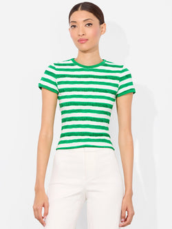 Alice + Olivia - Tess Tee - True Blue/Off White