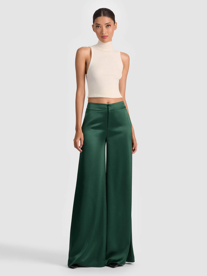 Alice + Olivia - Nessi Trouser - Green Mystique