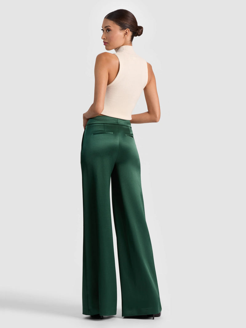 Alice + Olivia - Nessi Trouser - Green Mystique