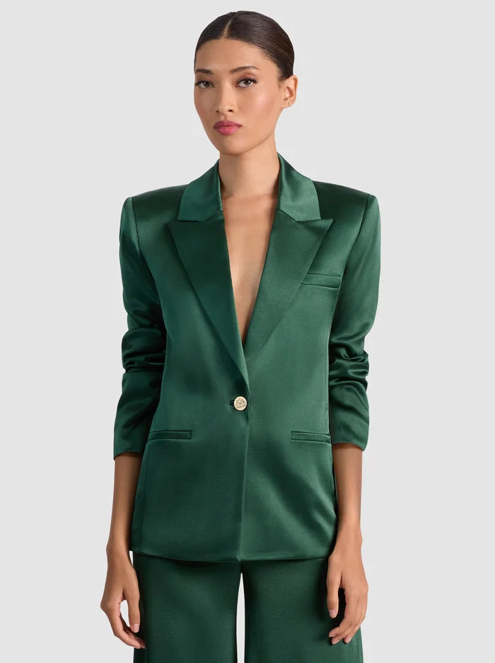 Alice + Olivia - Silas Blazer - Green Mystique