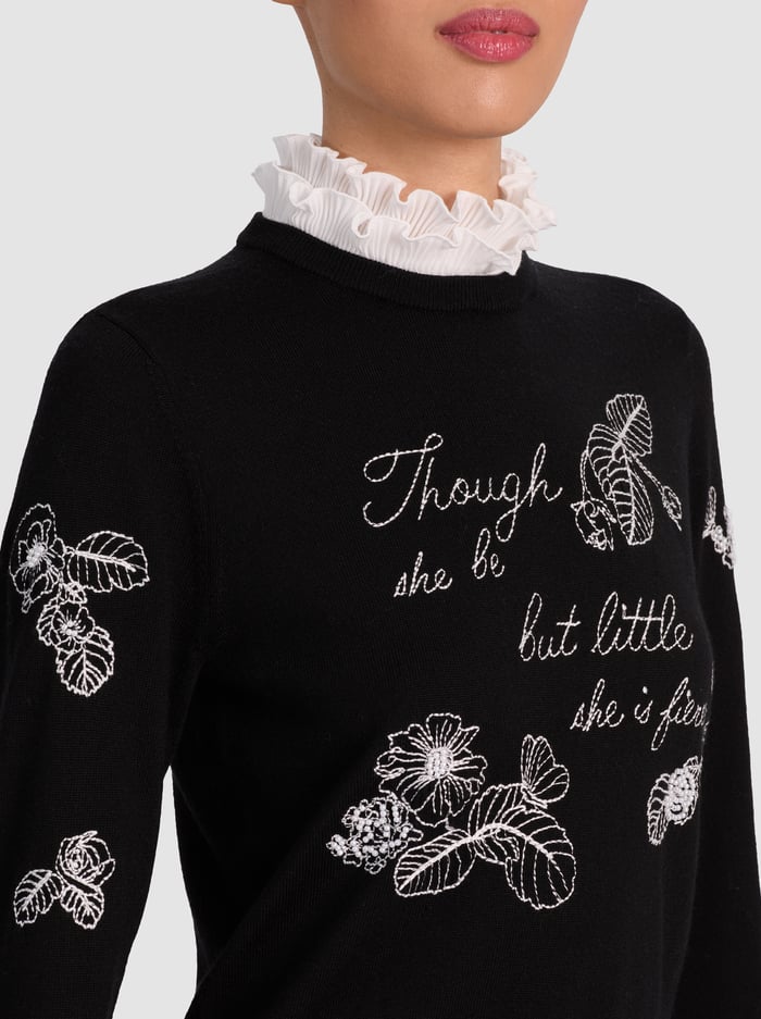 Alice + Olivia - Carolann Pullover - Black/White