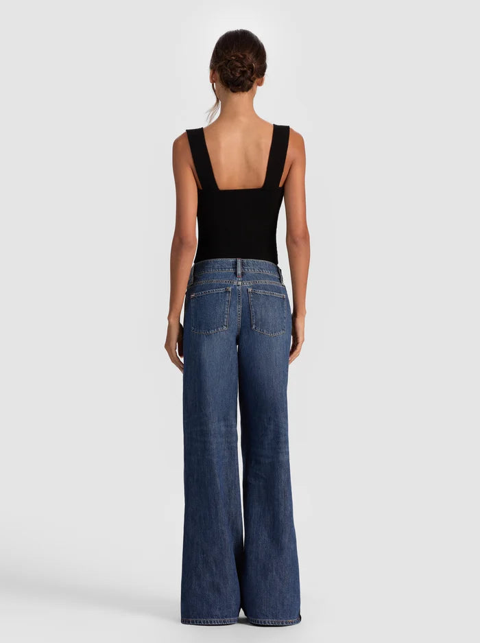 Alice + Olivia - Adrianna Knit Corset - Black