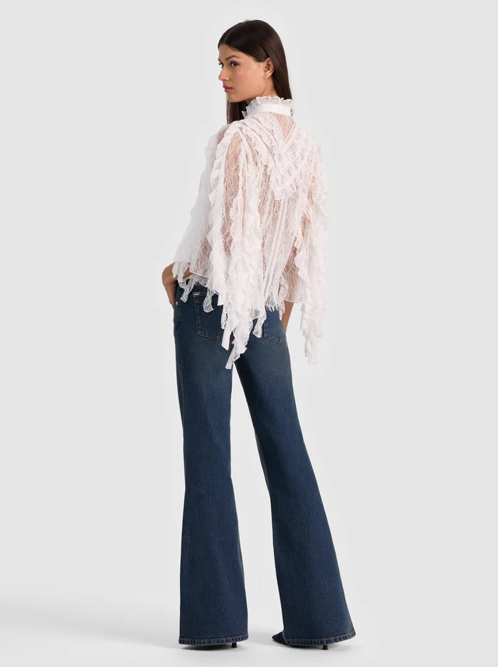 Alice + Olivia - Rheba Lace Top - Off White