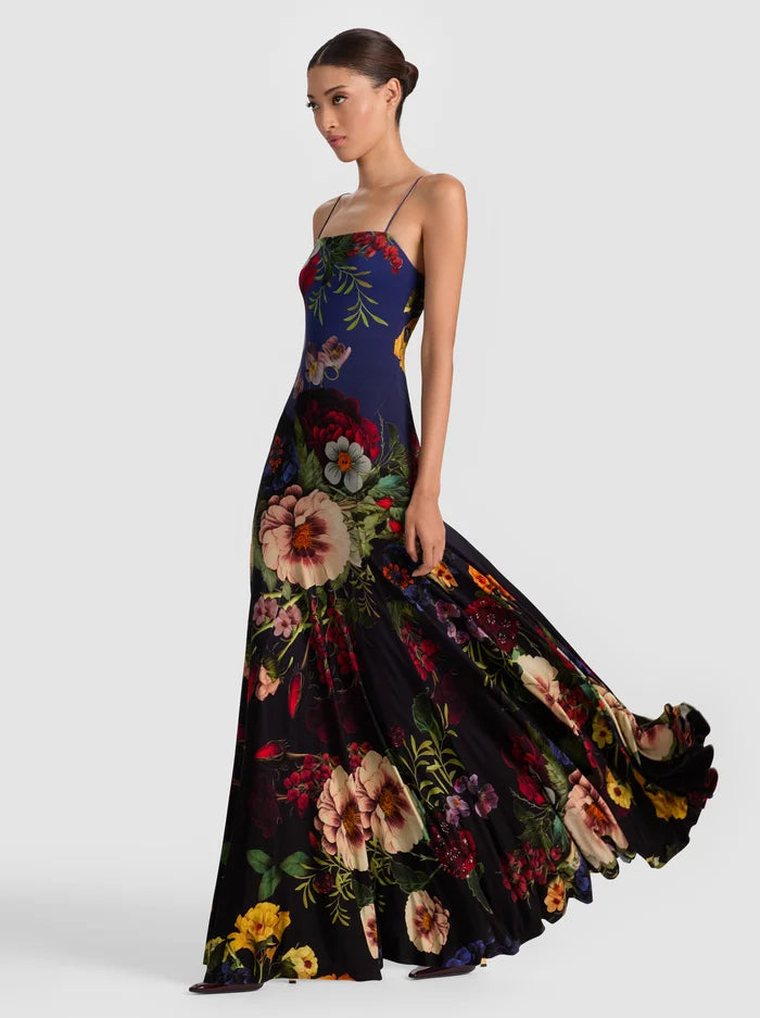 Alice + Olivia - Augusta Maxi Dress - Magic Garden Gradient