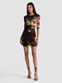 Alice + Olivia - Delora Mini Dress - Magic Garden Gradient