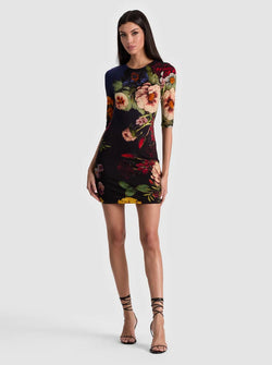 alice and olivia floral dress + Delora Mini Dress, Size 4 SHEIN Lady CURVE Plus June-Capsule-1 upgraded. Style:Pink Chic Dress