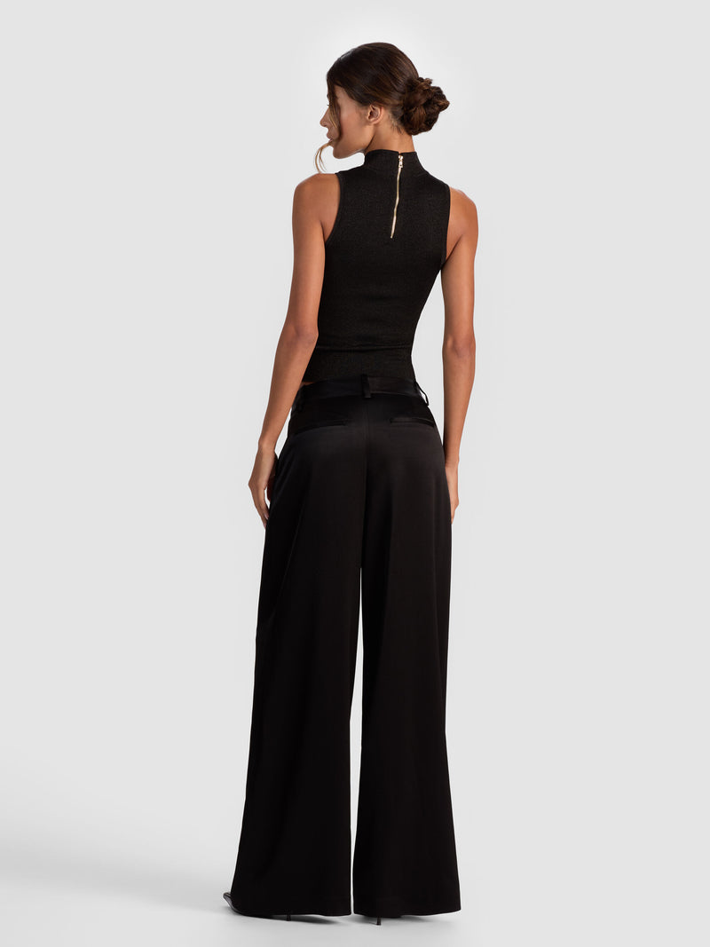 Alice + Olivia - Stu Ultra Baggy Pant - Black