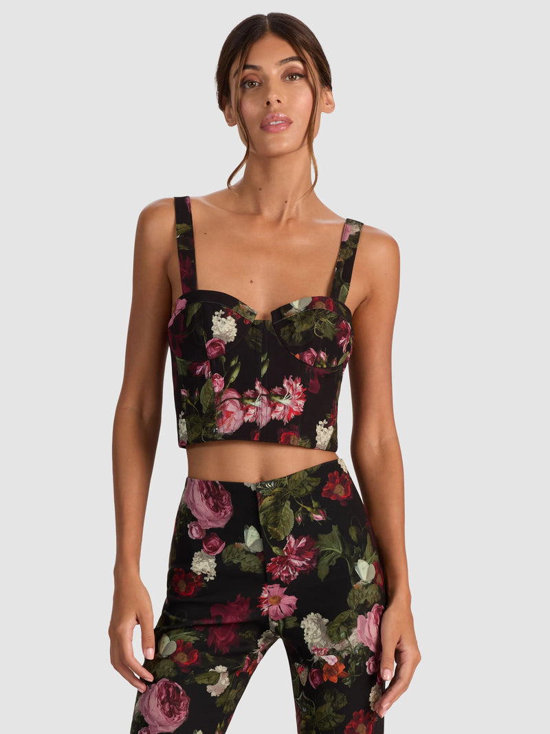 Alice + Olivia - Jeanna Bustier Cropped Top - Be Still