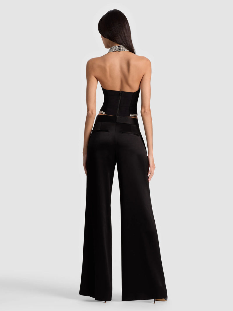 Alice + Olivia - Gatz Embellished Top - Black