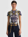 Alice + Olivia - Tess Tee - Antique Scroll