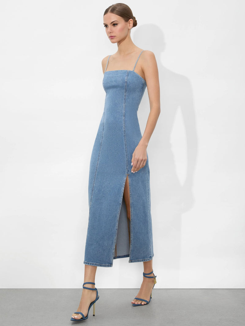 Alice + Olivia - Nakisha Midi Dress - Aubrey Blue