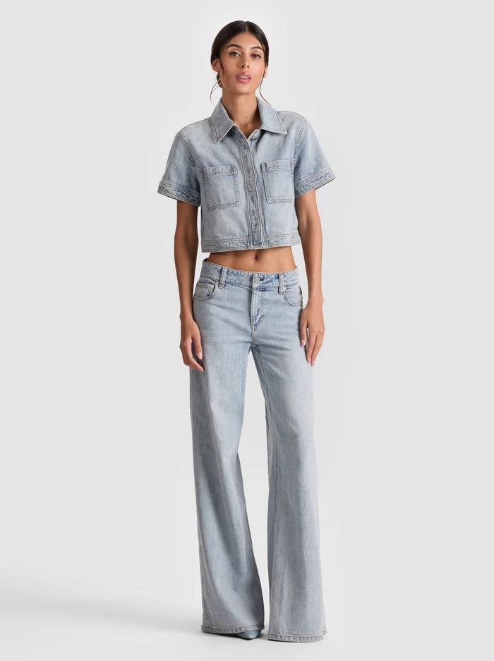 Alice + Olivia - Amazing Denim Jean - Rockstar Blue