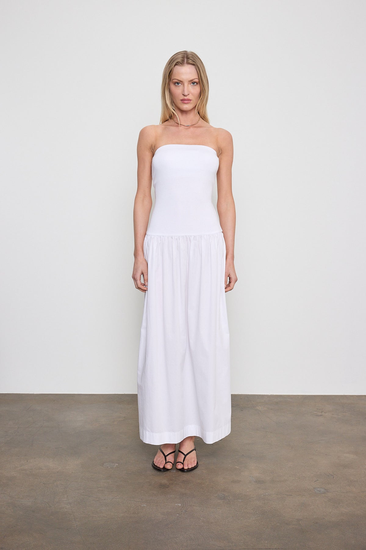 Enza Costa - Cotton Bandeau Dress - Multiple Colors Enza Costa - Cotton Bandeau Dress - Multiple Colors