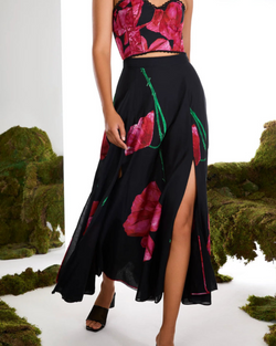 Charo Ruiz - Long Skirt Ventine - Black