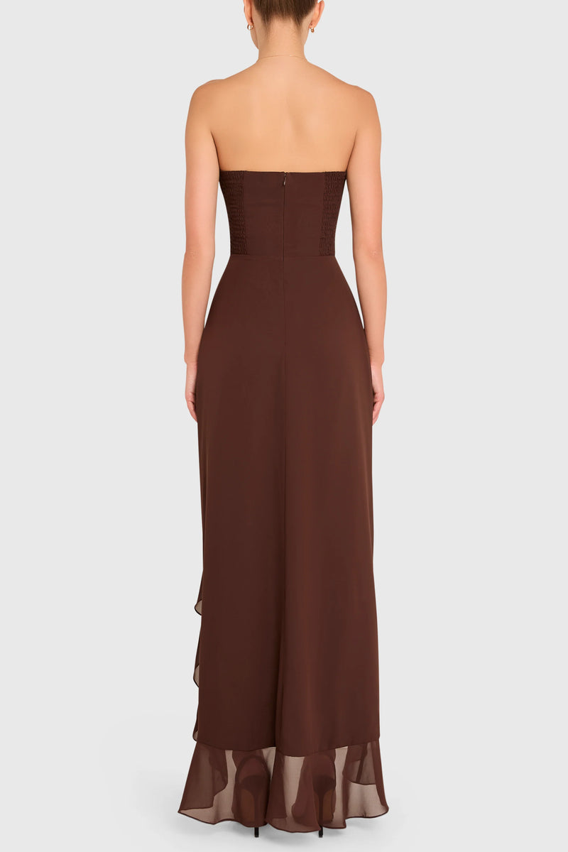 Amanda Uprichard - Eden Gown - Cocoa