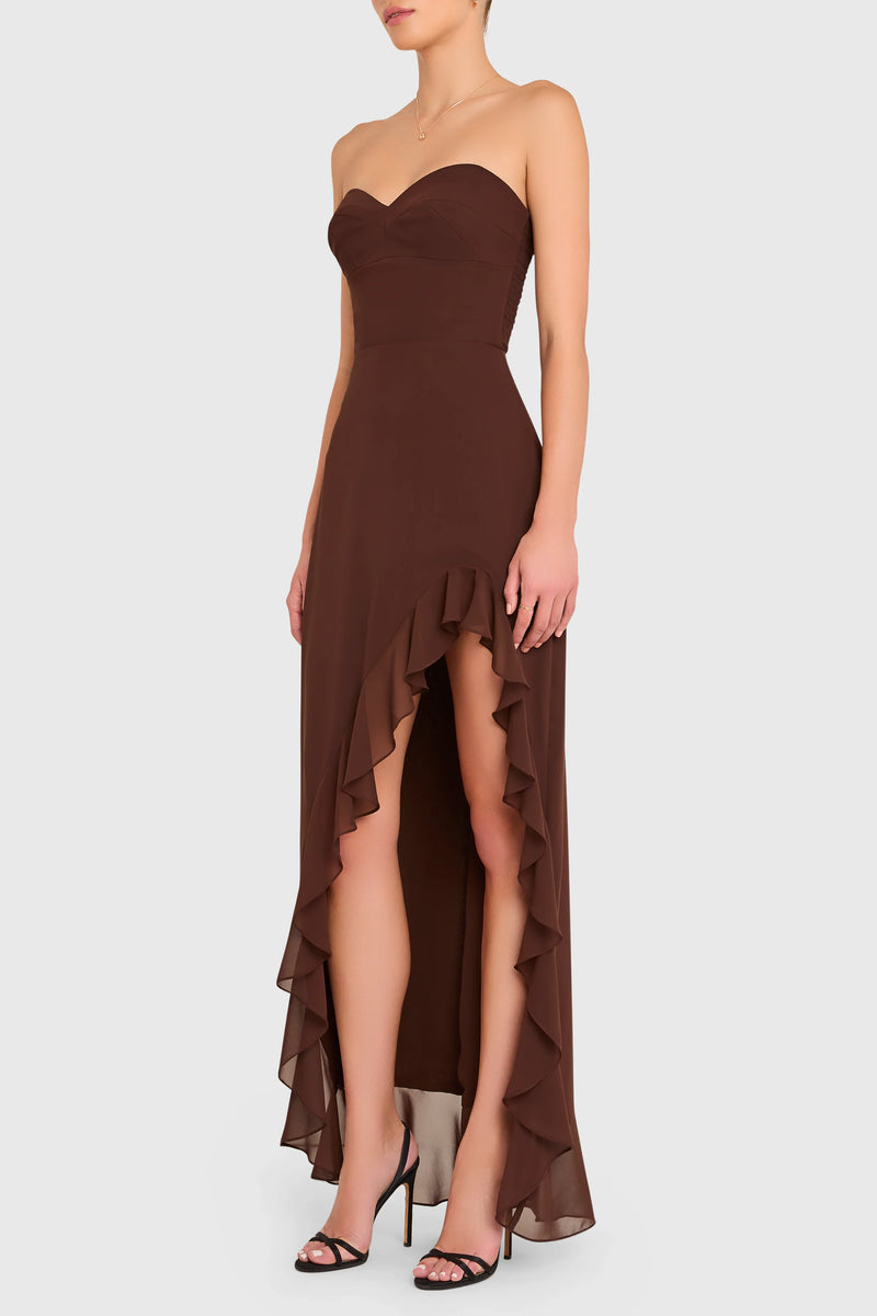 Amanda Uprichard - Eden Gown - Cocoa