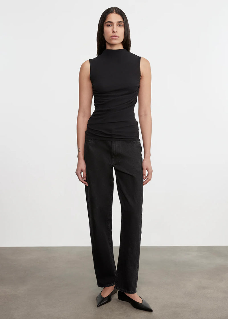 Enza Costa - Cashmere Sleeveless Twist Top - Black