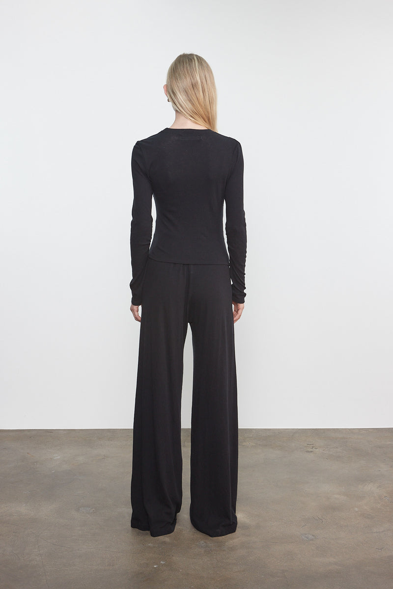 Cashmere Jersey Easy Drawcord Pant