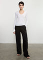 Enza Costa - Cashmere Easy Cuffed U - White