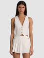 Alice + Olivia - Donna Vest - Off White