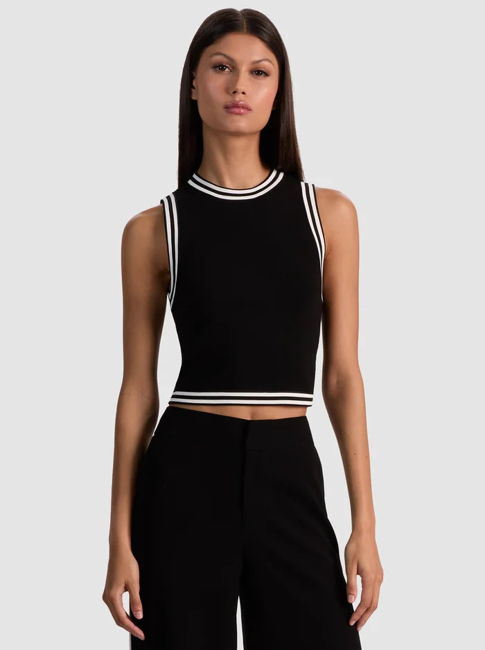 Alice + Olivia - Amity Tank - Black