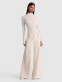 Alice + Olivia - Olivia Low Rise Wide Leg Flare Pant - Chino