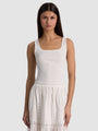 Alice + Olivia - Daryn Tank Top - Off White
