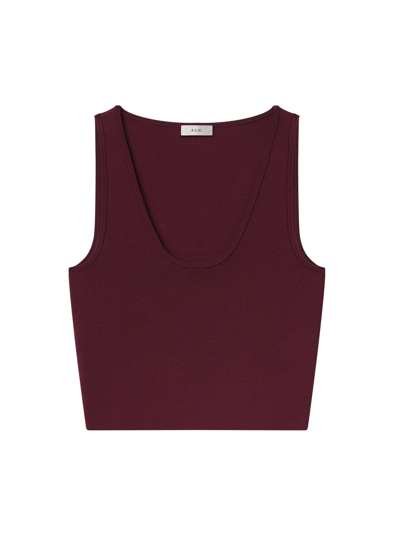 A.L.C - Cleo Knit Top - Mulberry