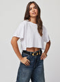 BOYFRIEND CROP TEE