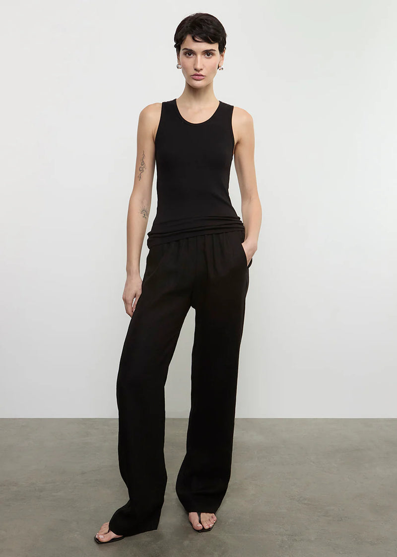 Enza Costa - Linen Everywhere Pant - Black