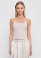 Enza Costa - Cotton Rib Cami Tank - Multiple Colors
