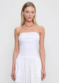 Enza Costa - Cotton Rib Bandeau Top - Multiple Colors