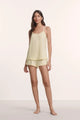 Eberjey - Gisele Ruffle Cami & Shortie Short Set - Buttercream