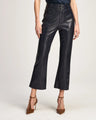 Cinq à Sept - Vegan Leather Dorothea Pant - Navy