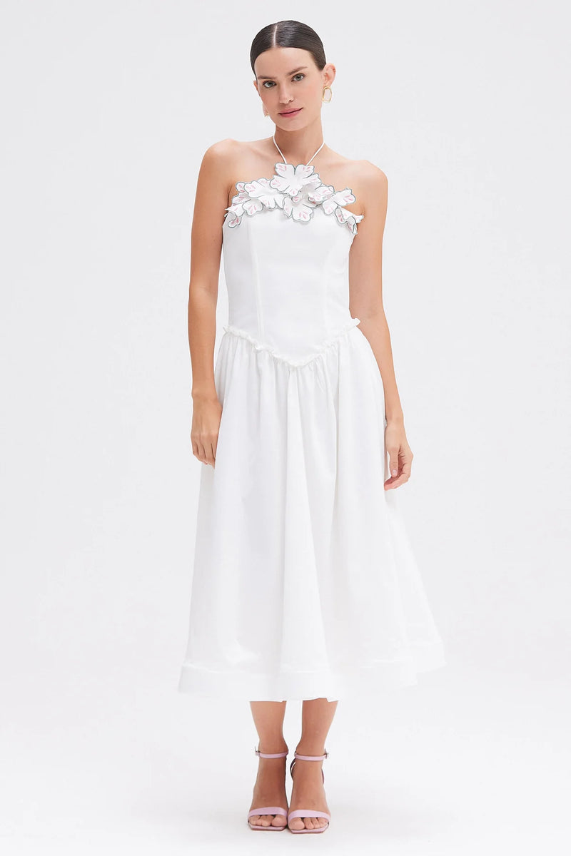 Patbo - Bruma Midi Dress - Off White