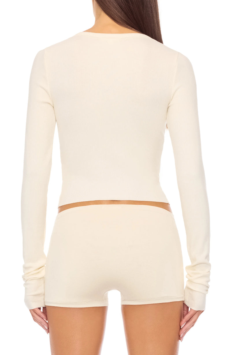 Eterne - Cropped Cardigan - Cream