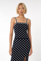 Toccin - Avalon Knit Cami - Midnight Polka Dot