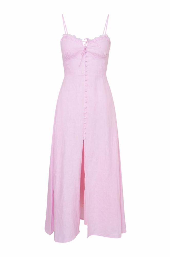 Loveshackfancy - Linella Maxi Dress - Ballerina Pink