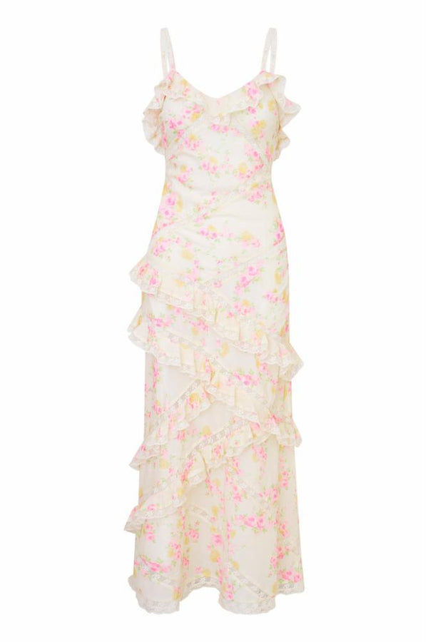 Loveshackfancy - Nocelle Dress - White Peach