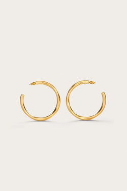 Cult Gaia - Dakota Hoop Earring - Brushed Earring