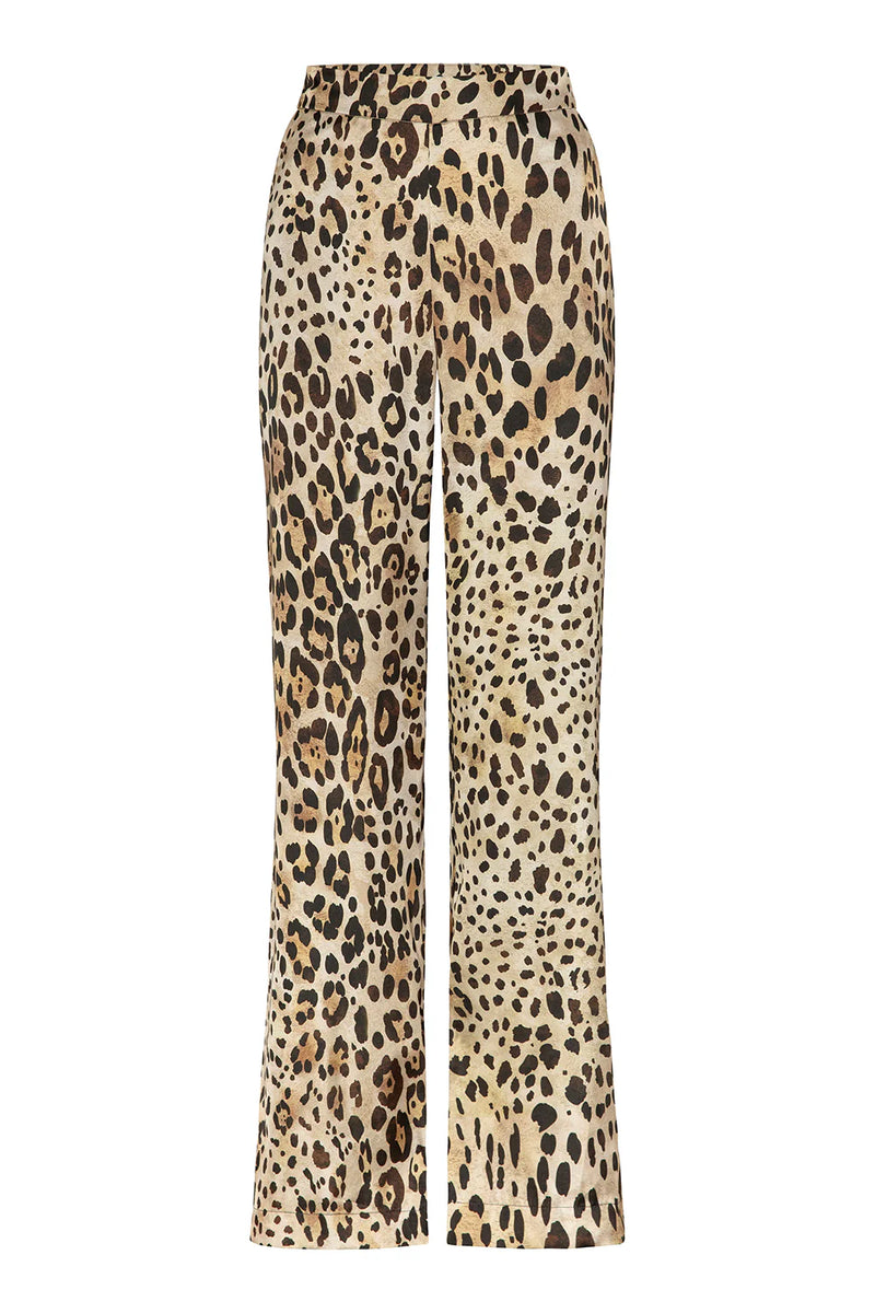 Misa - Cher Pant - Leopard Print