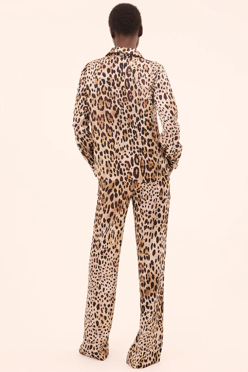 Misa - Cher Pant - Leopard Print
