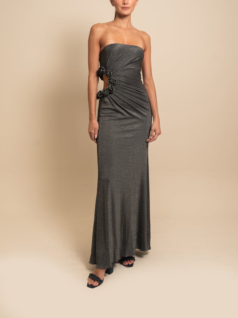 Azulu - Rosalyn Dress - Dark Silver