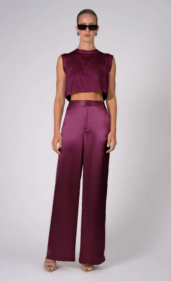 Nonchalant - Esme Pant - Plum