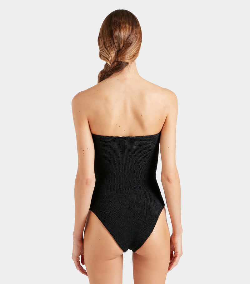 Hunza G - Dolly Swim - Black Gingham