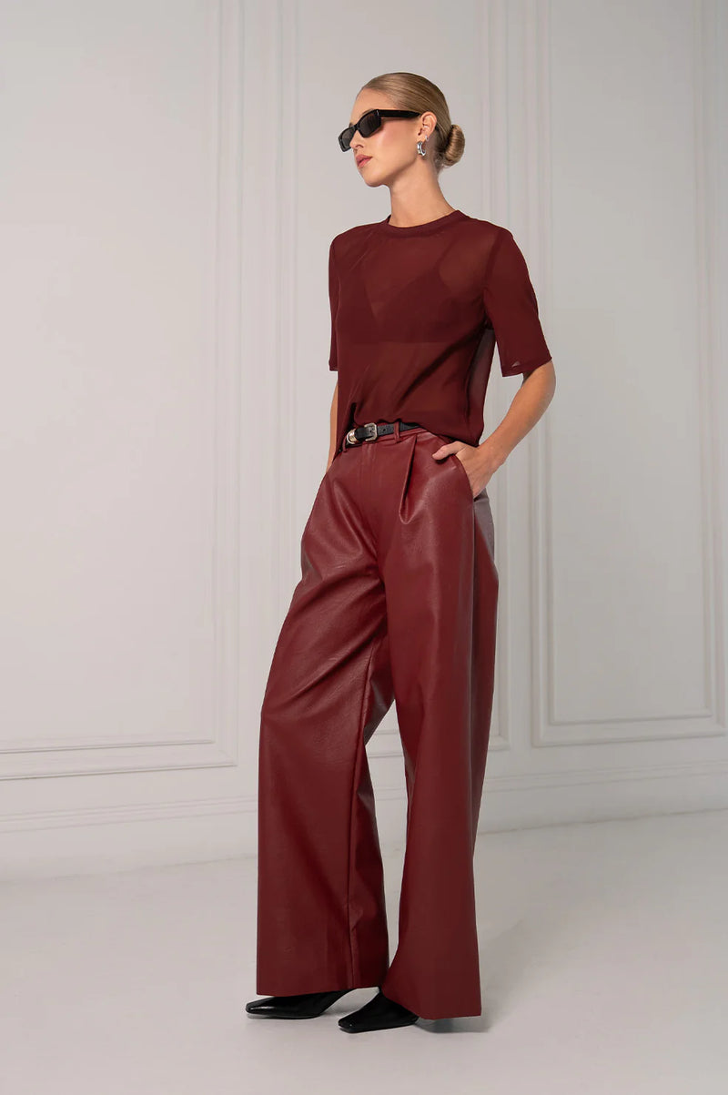 Parentezi - Naomi Tee - Burgundy