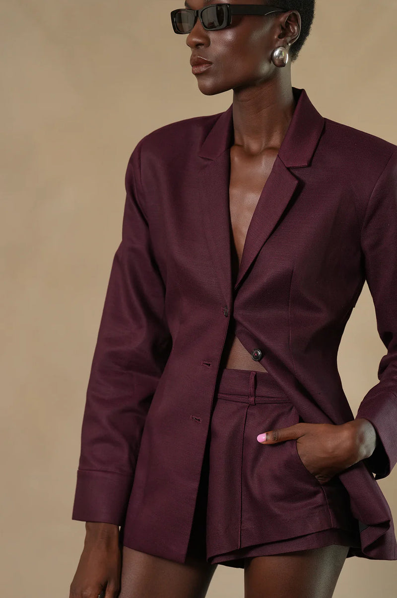 Parentezi - Brielle Shorts - Plum