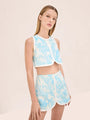 Alexis - Ola Top - Aqua Palm
