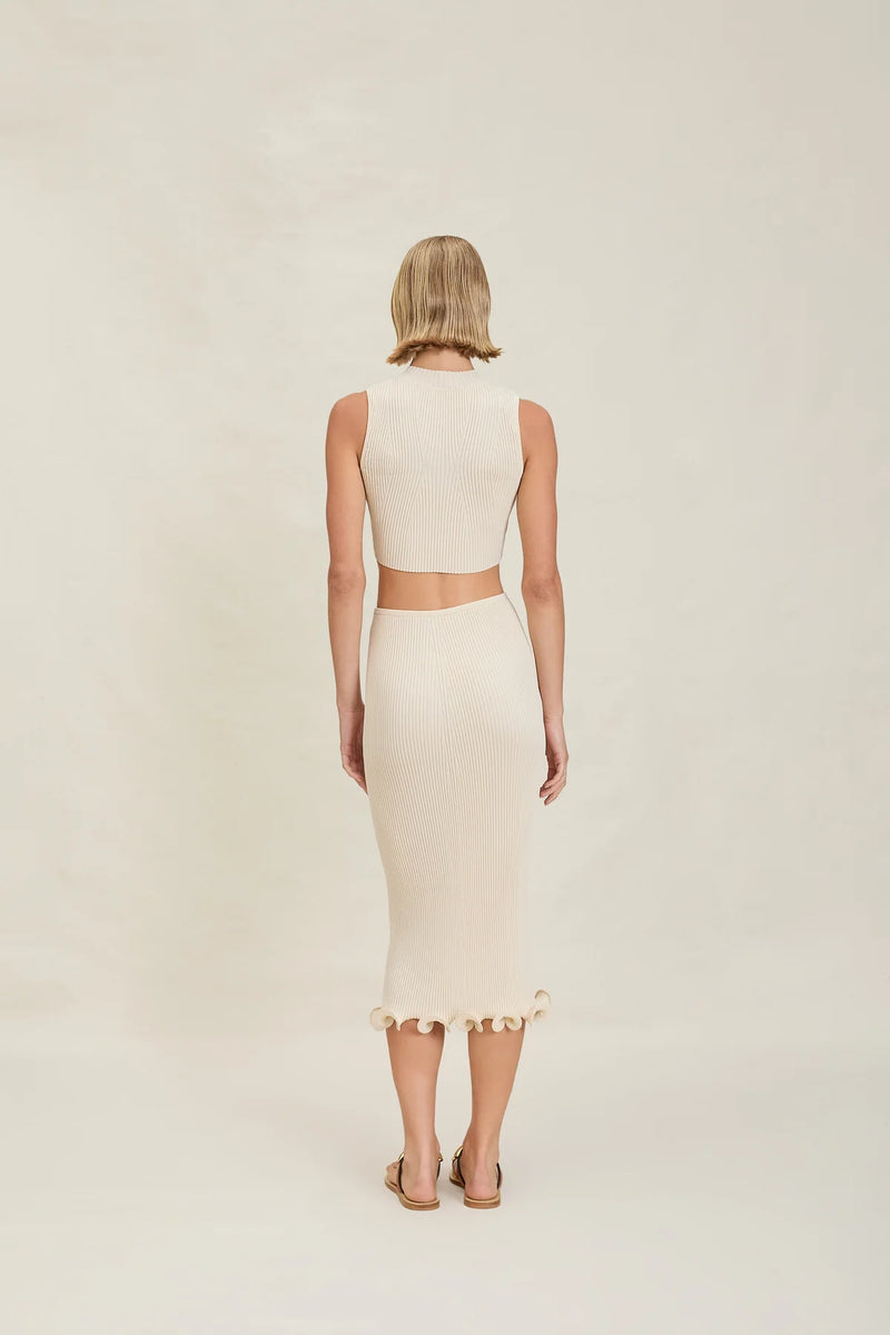 Devon Windsor - Sloane Skirt - Natural