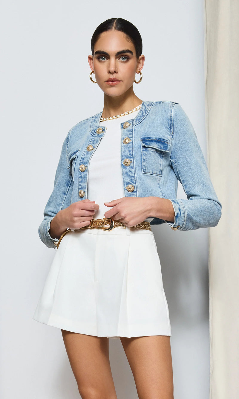 Generation love - Valentina Denim Jacket - Light Blue